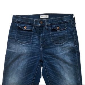 Madewell High Riser Crop Skinny Jeans